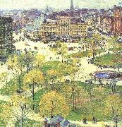 Childe Hassam Union Square in Spring Spain oil painting reproduction